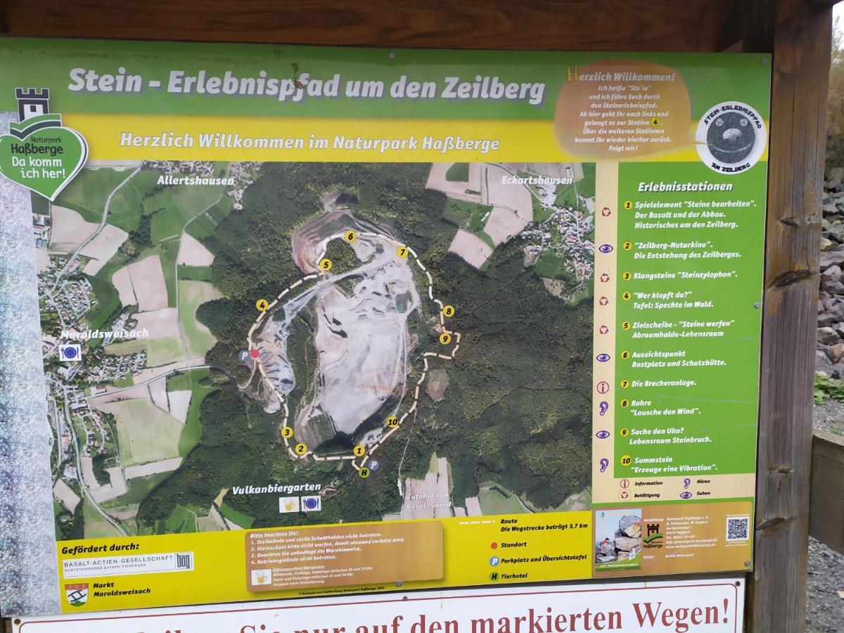 Ferienwohnung „Schau Ins Frankenland“ Burgpreppach 외부 사진